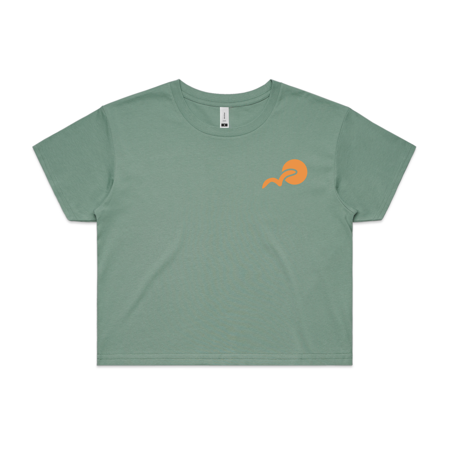 Women's Laguna Beer Logo Crop Tee Shirt