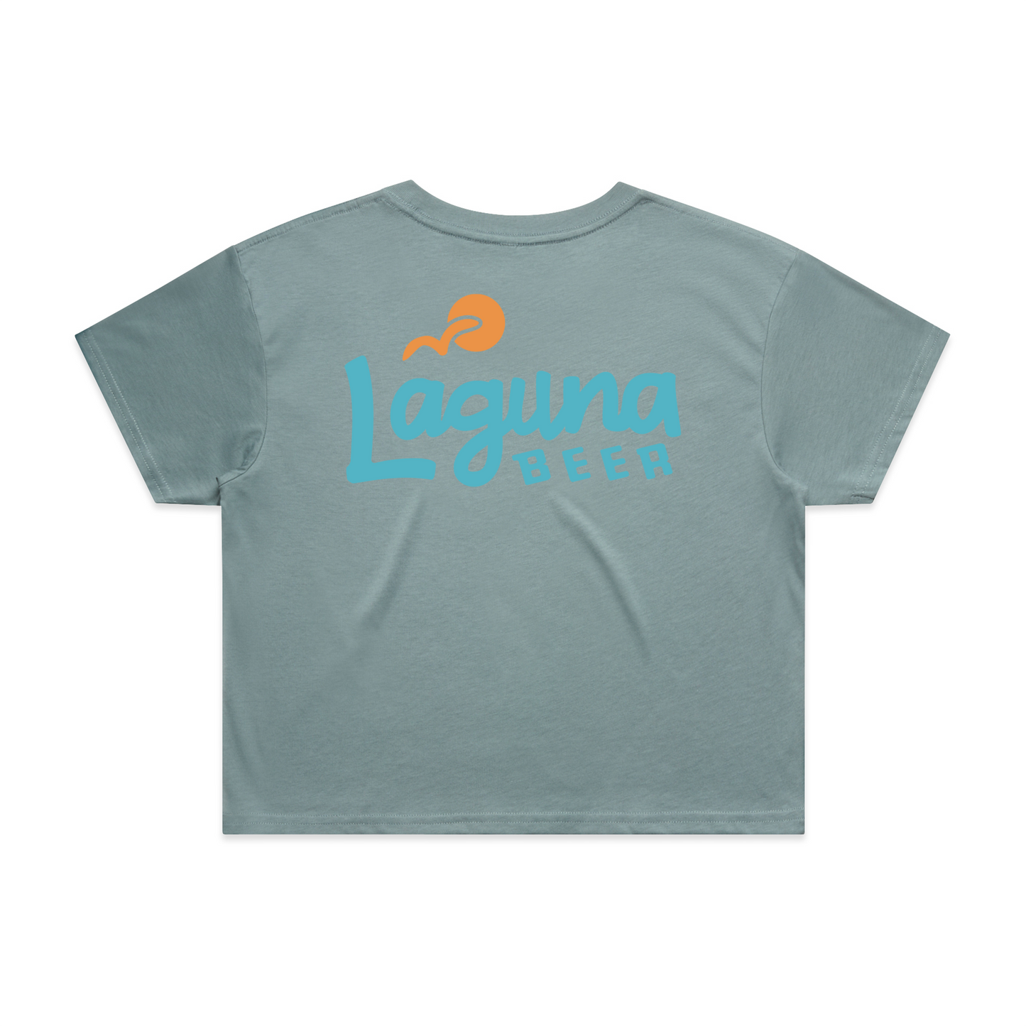 Women's Laguna Beer Logo Crop Tee Shirt